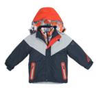 Boys 4-7 Big Chill Hooded Geometric Mountain Heavyweight 3-in-1 Systems Jacket Vest, Boy's, Size: 4, Grey (charcoal)