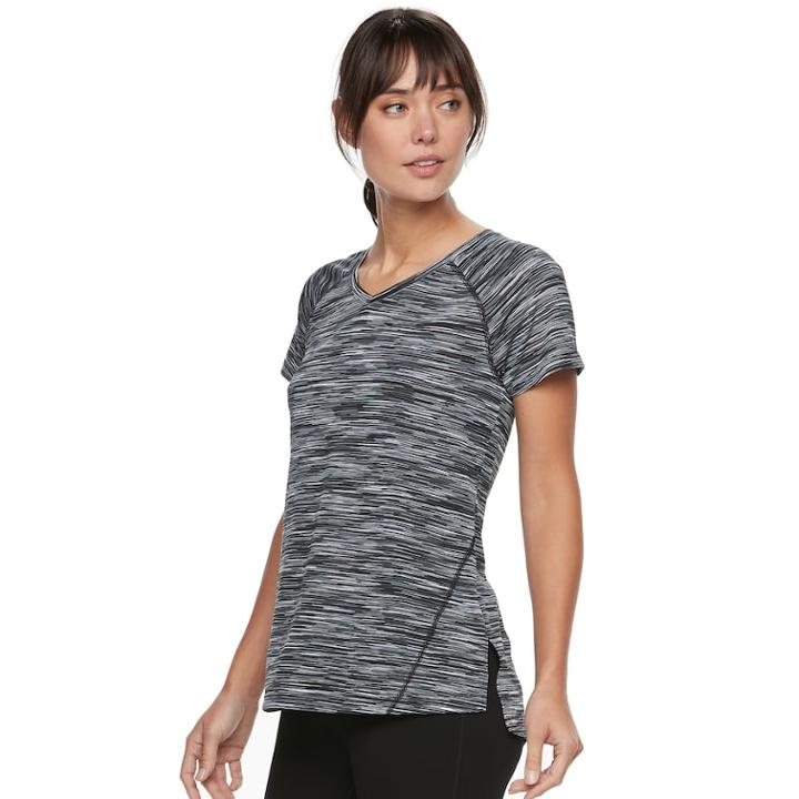 Women's Tek Gear&reg; Space Dye Base Layer Tee, Size: Medium, Oxford