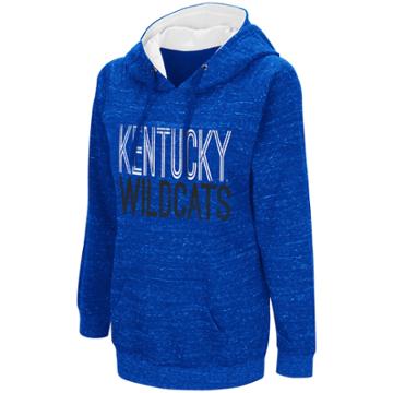 Women's Campus Heritage Kentucky Wildcats Throw-back Pullover Hoodie, Size: Xl, Dark Blue