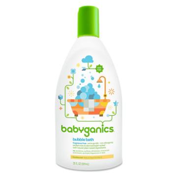 Babyganics 20-oz. Bubble Bath, White