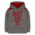 Boys 4-7 Nike Just Do It Fleece Hoodie, Boy's, Size: 4, Grey Other