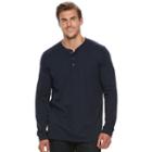Big & Tall Croft & Barrow&reg; Classic-fit Stretch Henley, Men's, Size: Xxl Tall, Blue
