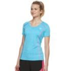 Women's Fila Sport&reg; Space-dyed Short Sleeve Tee, Size: Small, Med Blue