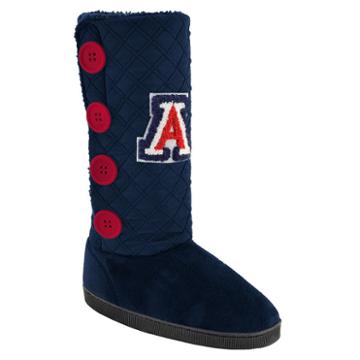 Women's Arizona Wildcats Button Boots, Size: Small, Blue (navy)