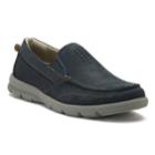 Clarks Jarwin Race Men's Slip-on Shoes, Size: Medium (10), Med Blue