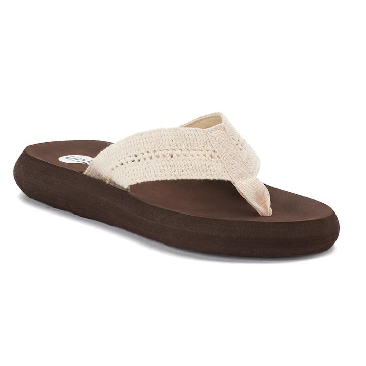 Unleashed By Rocket Dog Sunkissed Women's Flip Flops, Size: Medium (9), Brown