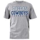 Boys 8-20 Dallas Cowboys Football Tee, Boy's, Size: S(8), Grey