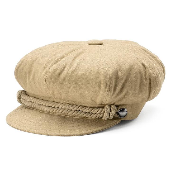 Betmar Fisherman Rope Trim Cat Hat, Women's, Beig/green (beig/khaki)