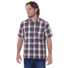 Big & Tall Dickies Plaid Button-down Shirt, Men's, Size: Xl Tall, Grey (charcoal)