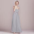 Lc Lauren Conrad Dress Up Shop Collection Embellished Evening Dress - Women's, Size: 0, Grey