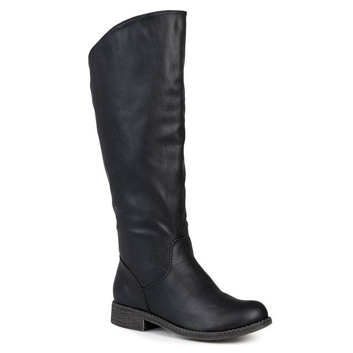 Journee Collection Lawren Women's Tall Boots, Girl's, Size: 8.5, Black