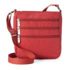 Mondo Triple Zip Crossbody Bag, Women's, Red