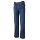 Women's Angels Faded Bootcut Jeans, Size: 14, Orange Oth