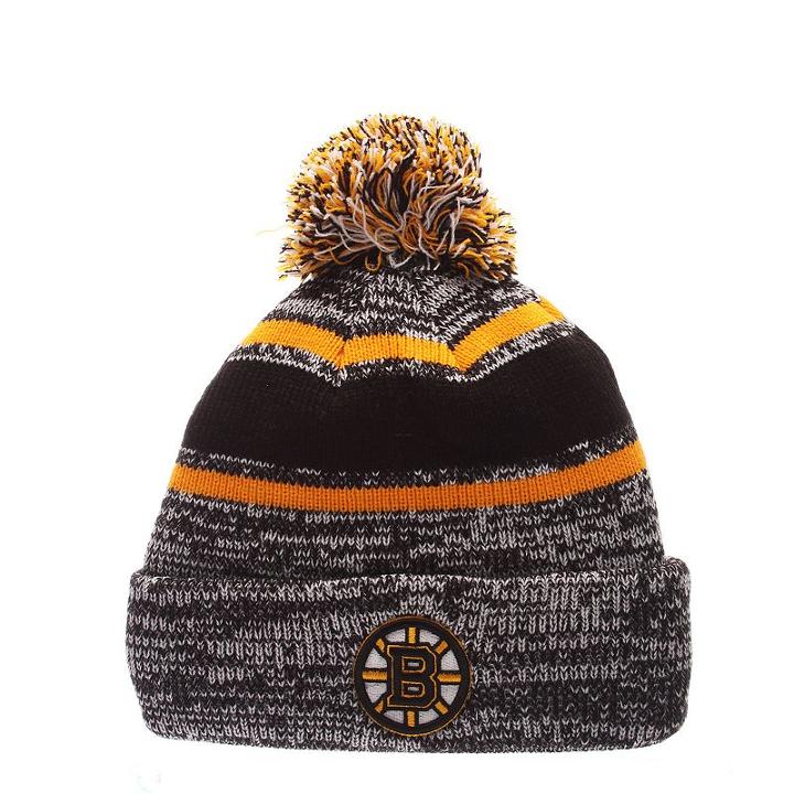 Adult Zephyr Boston Bruins Granite Beanie, Multicolor