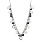 Sterling Silver Gemstone Necklace, Women's, Size: 18, Blue