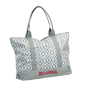 Logo Brand Oklahoma Sooners Ikat Tote, Kids Unisex, Multicolor