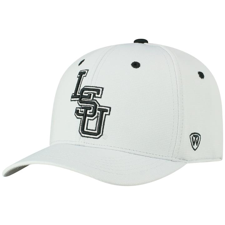 Adult Top Of The World Lsu Tigers High Power Cap, Men's, Light Grey