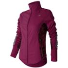 Women's New Balance Windblocker Fleece-lined Running Jacket, Size: Medium, Purple Oth