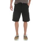 Men's Wrangler Cargo Shorts, Size: 40 - Regular, Black