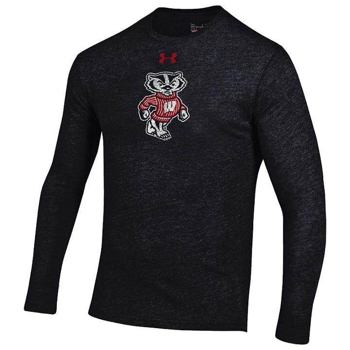 Men's Under Armour Wisconsin Badgers Triblend Tee, Size: Large, Ovrfl Oth