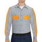 Big & Tall Red Kap Enhanced Visibility Work Shirt, Men's, Size: M Tall, Multicolor