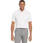 Men's Van Heusen Wrinkle-free Classic-fit Button-down Shirt, Size: Xl, White