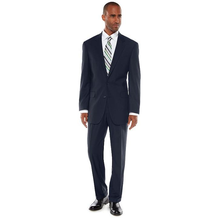 Big & Tall Croft & Barrow&reg; Classic-fit Unhemmed Suit, Men's, Size: 50r 44, Blue
