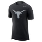 Men's Nike Texas Longhorns Enzyme Droptail Tee, Size: Large, Black
