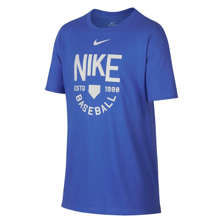 Boys 8-20 Nike Baseball Logo Tee, Size: Medium, Blue