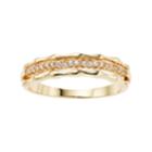 Lc Lauren Conrad Simulated Crystal Multi Row Midi Ring, Women's, Size: 3, Gold
