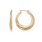 Napier Rope Twist Hoop Earrings, Women's, Gold