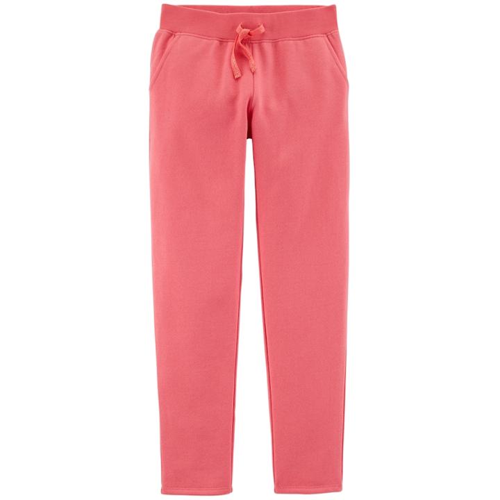 Girls 4-10 Carter's Fleece Jogger Pants, Size: 10-12, Pink