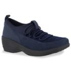 Solite By Easy Street Sleek Women's Shoes, Size: 7.5, Blue (navy)
