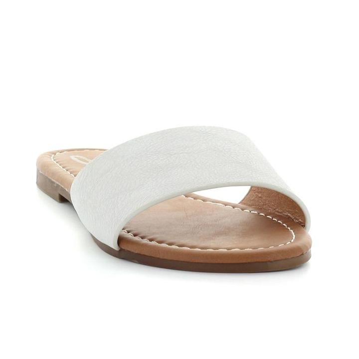 Seven7 Solo Women's Slide Sandals, Size: 7, White