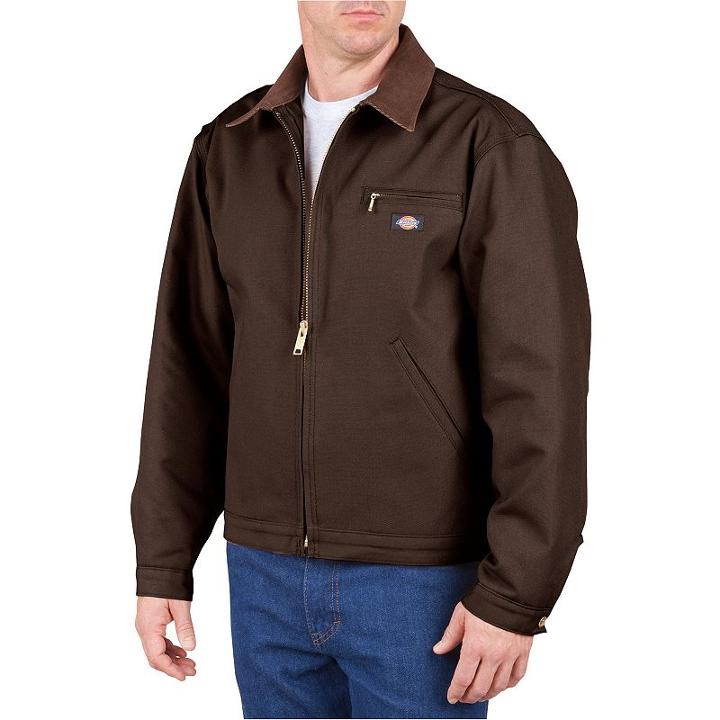 Men's Dickies Duck Blanket-lined Jacket, Size: Xl, Dark Beige