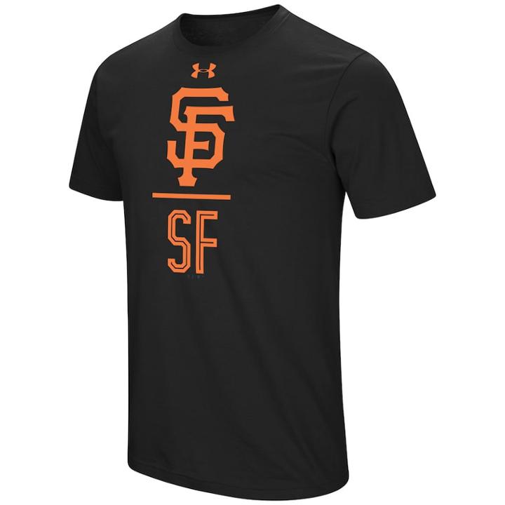 Men's Under Armour San Francisco Giants Slash Tee, Size: Small, Black