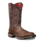Rocky 12-in. Long Range Men's Waterproof Steel Toe Western Work Boots, Size: Medium (8), Brown