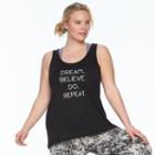 Plus Size Gaiam Harmony Studio To Street Graphic Yoga Tank, Women's, Size: 1xl, Oxford