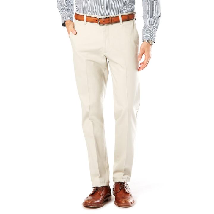 Men's Dockers&reg; Slim-fit Stretch Signature Khaki Pants D1, Size: 28x28, White