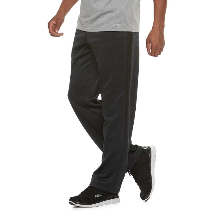 Men's Tek Gear&reg; Performance Fleece Pants, Size: Large, Dark Grey