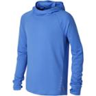 Girls 7-16 New Balance Long Sleeve Hooded Performance Tee, Girl's, Size: Small, Brt Blue