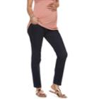 Maternity A:glow Full Belly Panel Skinny Jeans, Women's, Size: 6-mat, Dark Blue