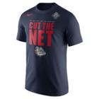 Men's Nike Gonzaga Bulldogs 2017 Men's Basketball Final Four Locker Room Tee, Size: Medium, Blue (navy)