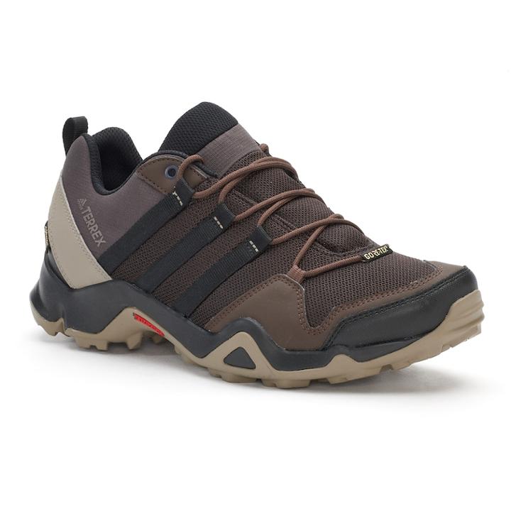 Adidas Outdoor Terrex Ax2r Gtx Men's Waterproof Hiking Shoes, Size: 8.5, Med Brown