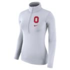 Women's Nike Ohio State Buckeyes Dri-fit Pullover, Size: Large, White