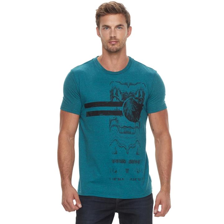 Men's Apt. 9&reg; Abstract Graphic Tee, Size: Medium, Turquoise/blue (turq/aqua)