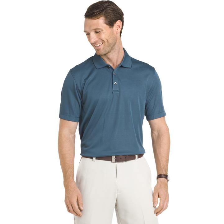 Men's Van Heusen Traveler Air Classic-fit Performance Polo, Size: Xl, Turquoise/blue (turq/aqua)