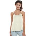 Juniors' Mudd&reg; Braided Scoopneck Tank, Teens, Size: Xl, White Oth
