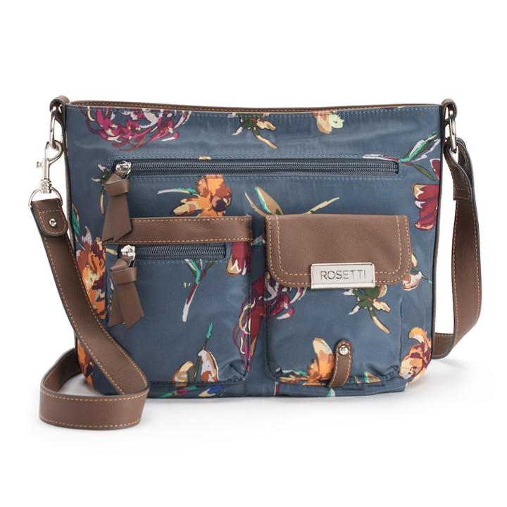 Rosetti This 'n That Floral Crossbody Bag, Women's, Grey