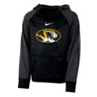Boys 8-20 Nike Missouri Tigers Therma-fit Colorblock Hoodie, Size: S 8, Black